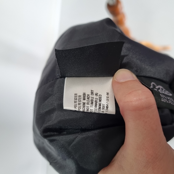 Fletcher Jones Black Wool Blend Midi Pencil Skirt Vintage 90s Size 16 - Picture 11 of 11